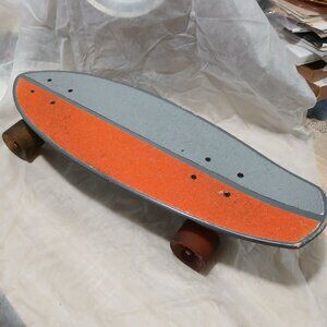 kryptonic classic skatboard gray orange bravo sport 10/13/15-044YI 23.5 X 7 3/4"